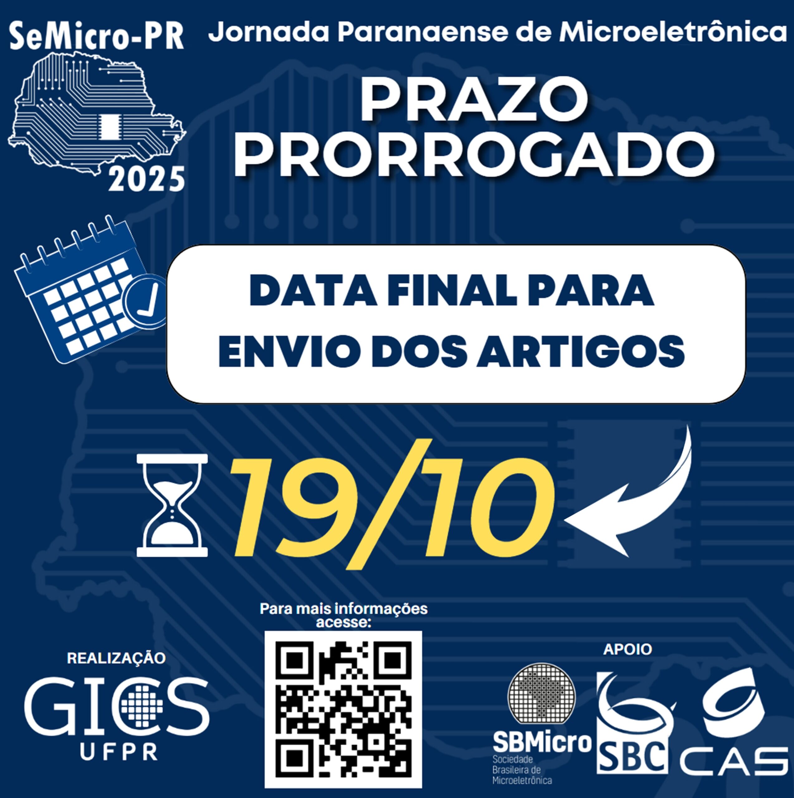 Prazo prorrogado para SeMicro-PR 2025